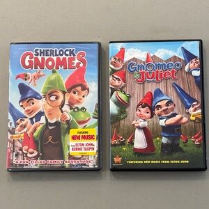 Sherlock Gnomes and Gnomeo & Juliet DVD Set